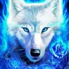 Aesthetic White Wolf Diamond Paintings
