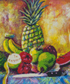 Aesthetic Abstract Fruit Art Diamond Paintings