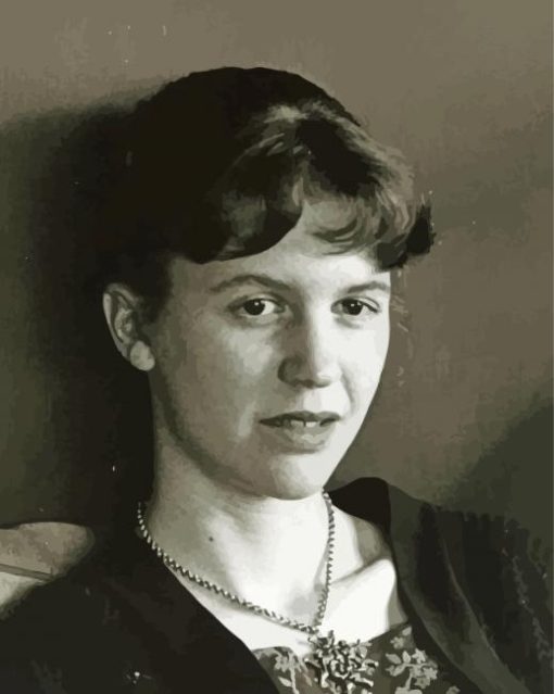 American Poet Sylvia Plath Diamond Paintings