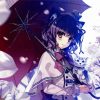 Anime Cat Umbrella Diamond Paintings