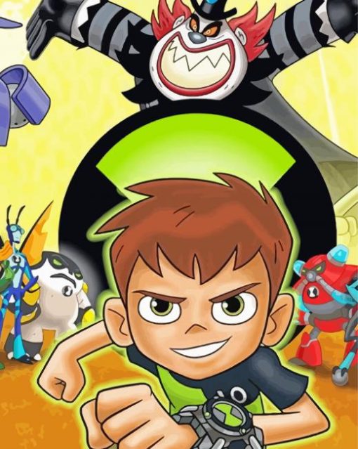 Ben 10 Game Diamond Paintings