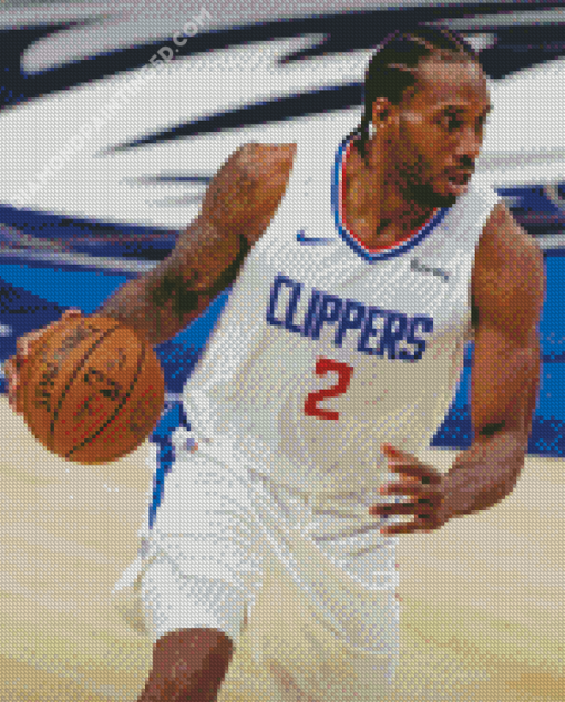 Clippers Kawhi Basketball Player Diamond Paintings
