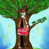 Coca Cola Tree Diamond Paintings