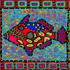 Colorful Clown Triggerfish Diamond Paintings