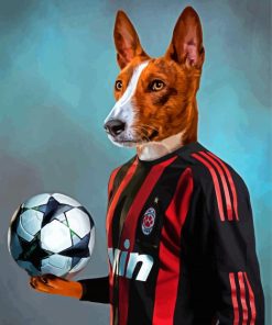 Cool Dog Football Diamond Paintings