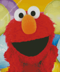 Elmo From Sesame Street Diamond Paintings