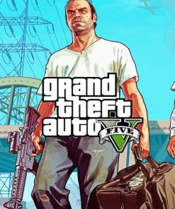 Grand Theft Auto Video Game Diamond Paintings