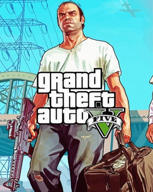 Grand Theft Auto Video Game Diamond Paintings