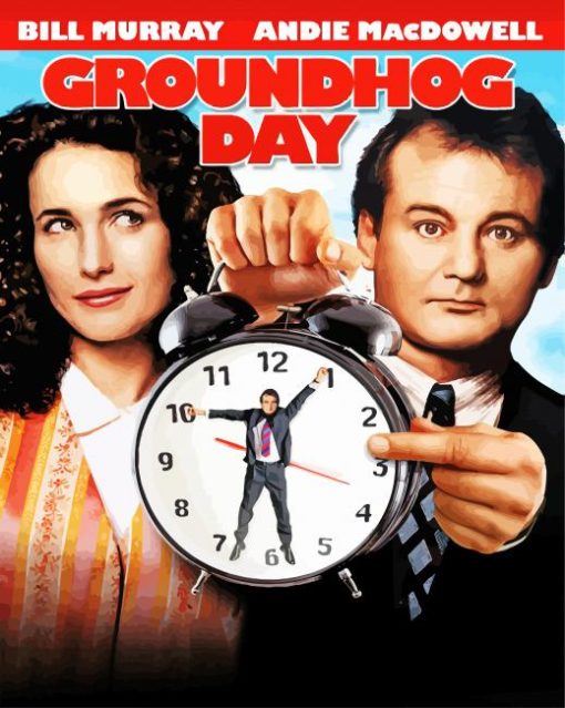 Groundhog Day Movie Poster Diamond Paintings