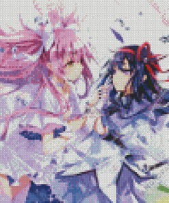 Homura The Puella Magi Anime Diamond Paintings