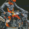 Ktm Duke Motocross Diamond Paintings