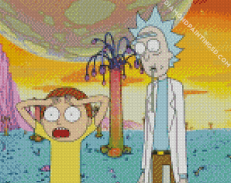 Master Rick And Morty Diamond Paintings