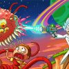 Rick And Morty Battle Diamond Paintings