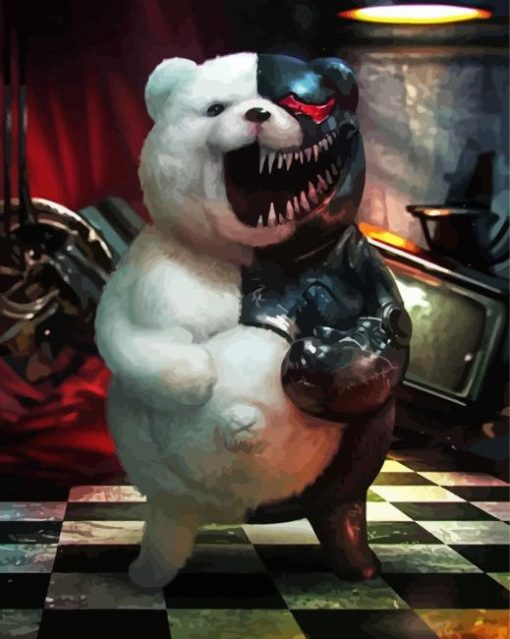 Scary Monokuma Art Diamond Paintings