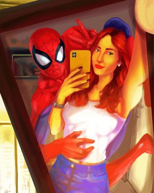 Spider Man And Mary Jane Diamond Paintings