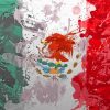 Splatter Mexican Flag Art Diamond Paintings