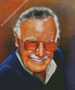 Stan Lee Portrait Diamond Paintings