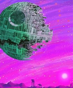 Star Wars Death Star Diamond Paintings
