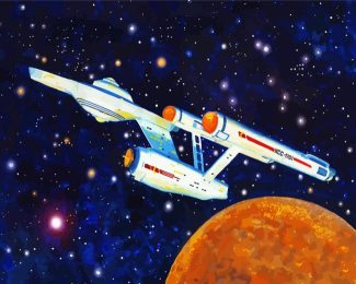 Starship Entreprise Art Diamond Paintings