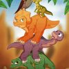 The Land Before Time Dinosaurs Characters Diamond Paintings