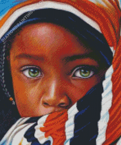 African Child Art Diamond Paintings