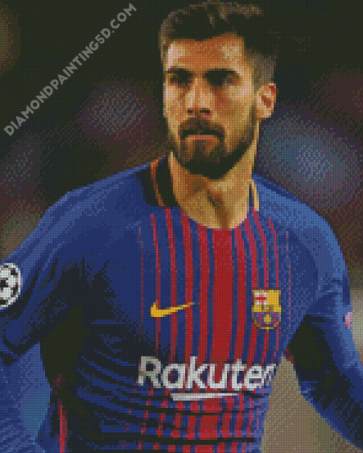 Andre Gomes Barcelona Player Diamond Paintings