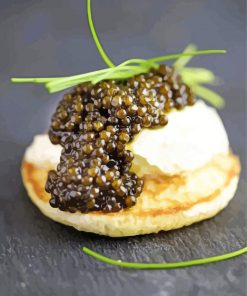 Black Caviar Meal Diamond Paintings