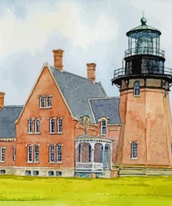 Block Island Lighthouse Art Diamond Paintings