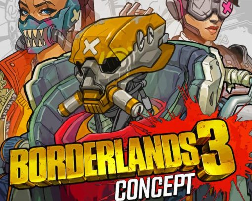 Borderlands 3 Game Poster Diamond Paintings
