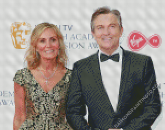 Bradley Walsh With His Wife Diamond Paintings