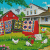 Chicken Farm Diamond Paintings