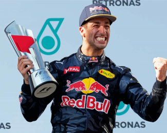 Daniel Ricciardo Driver Diamond Paintings