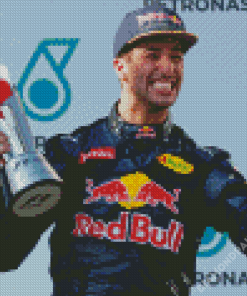 Daniel Ricciardo Driver Diamond Paintings