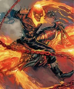 Ghost Rider Marvel Art Diamond Paintings