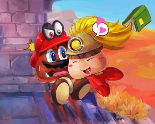 Goomba And Goombella Diamond Paintings