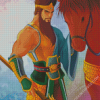 Guan Yu And Horse Diamond Paintings