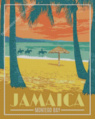 Jamaica Poster Diamond Paintings