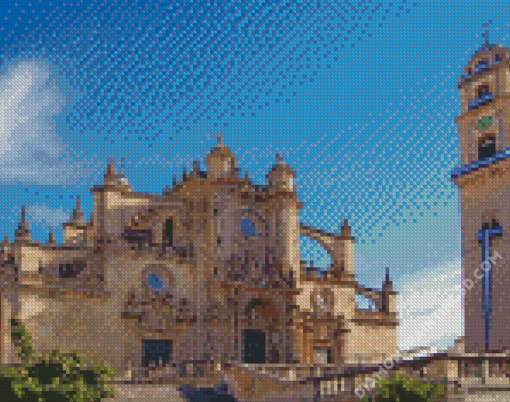 Jerez Cathedral In Cadiz Diamond Paintings