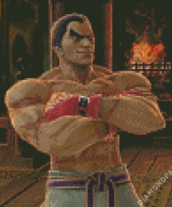 Kazuya Mishima Tekken Diamond Paintings