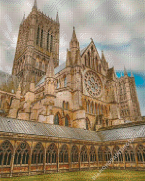 Lincoln Cathedral in England Diamond Paintings
