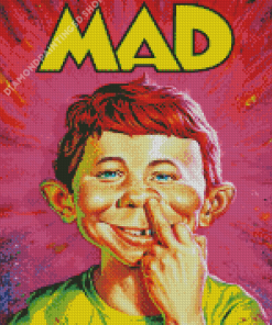 Mad Magazine Alfred E Neuman Diamond Paintings