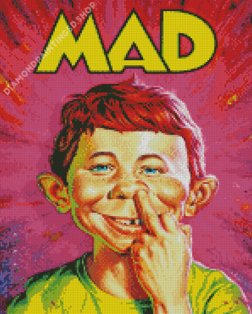 Mad Magazine Alfred E Neuman Diamond Paintings