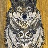 Mandala Owl And Wolf Diamond Paintings