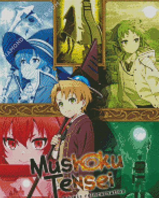 Mushoku Tensei Anime Poster Diamond Paintings