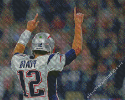 Patriots Player Tom Brady Diamond Paintings