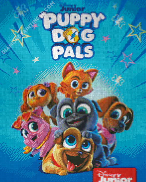 Puppy Pals Animation Diamond Paintings
