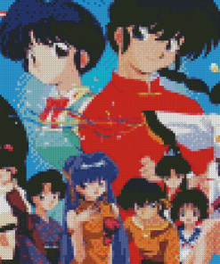 Ranma Manga Anime Diamond Paintings