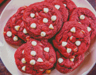 Red Velvet Cookie Diamond Paintings
