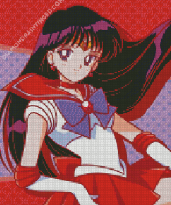 Sailor Mars Anime Diamond Paintings