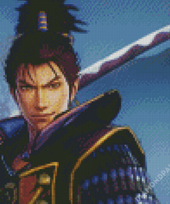 Samurai Warriors Video Game Character Diamond Paintings